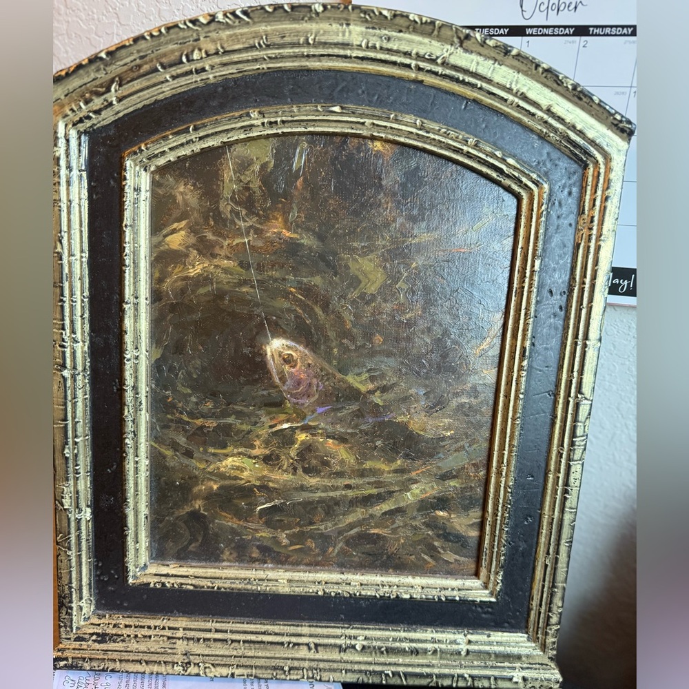 Fish! Original oil painting by award winning artist